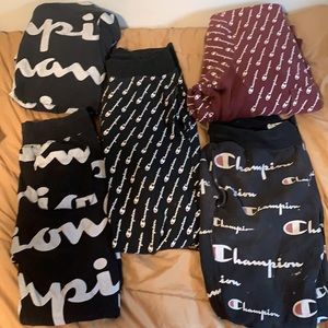 5x like new Champion reverse wheeve peices